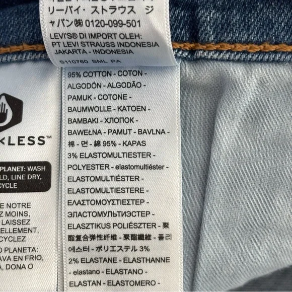 Levi's 505 Men's Jeans Size 38x32, Blue, Regular Straight, Denim. BRAND NEW. - Picture 7 of 12